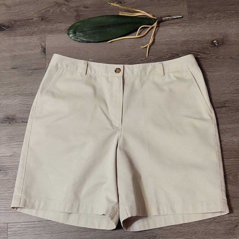 NWT L.L. Bean Wrinkle Resistance Shorts 14 - Picture 1 of 5